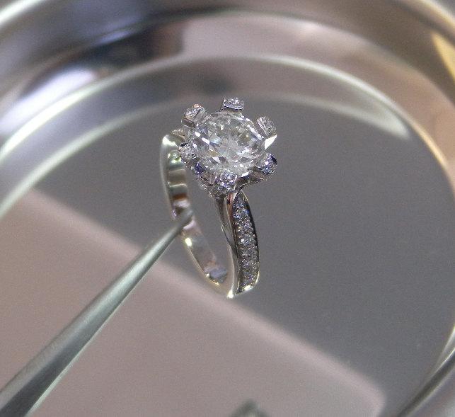 6 Prong Moissanite Engagement Ring, Moissanite Engagement Ring Gold, 6 Prong Engagement Ring, Diamond Prong Ring, Prong Ring, Diamond Ring