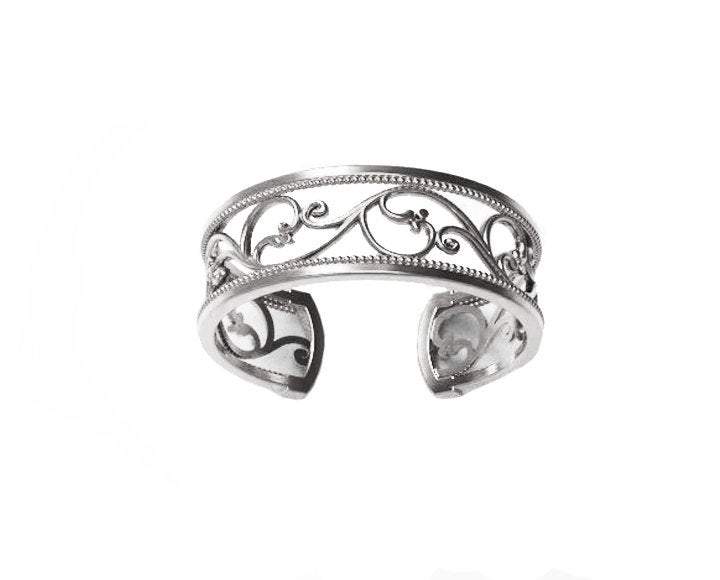 Milgrain Wedding Band 14k Gold Ring, wedding ring, Filigree Band, Anniversary Band