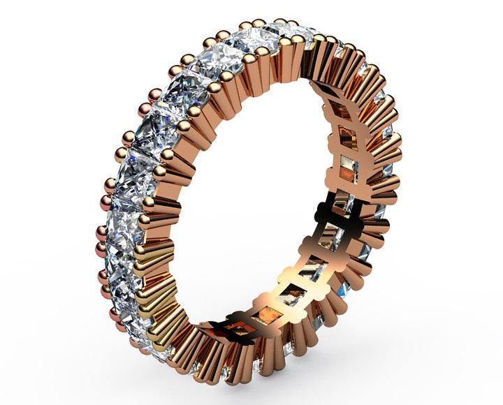 4 carat Diamond ring Anniversary ring Diamond ring Diamond Band Eternity Ring 18K gold Natural Top Quality Diamonds April birthstone