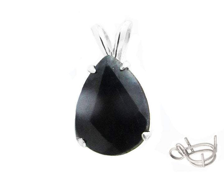 Pendant Pendant Sapphire Black Sapphire Australian Sapphire 4.50 carat Jewelry 14K gold Gold Birthstone September - Lianne Jewelry
