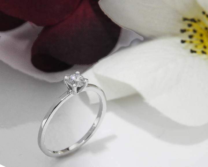 Diamond ring Gold ring Gold Ring Unique Ring Engagement Ring Solitaire Ring  Diamond Ring full Brilliance