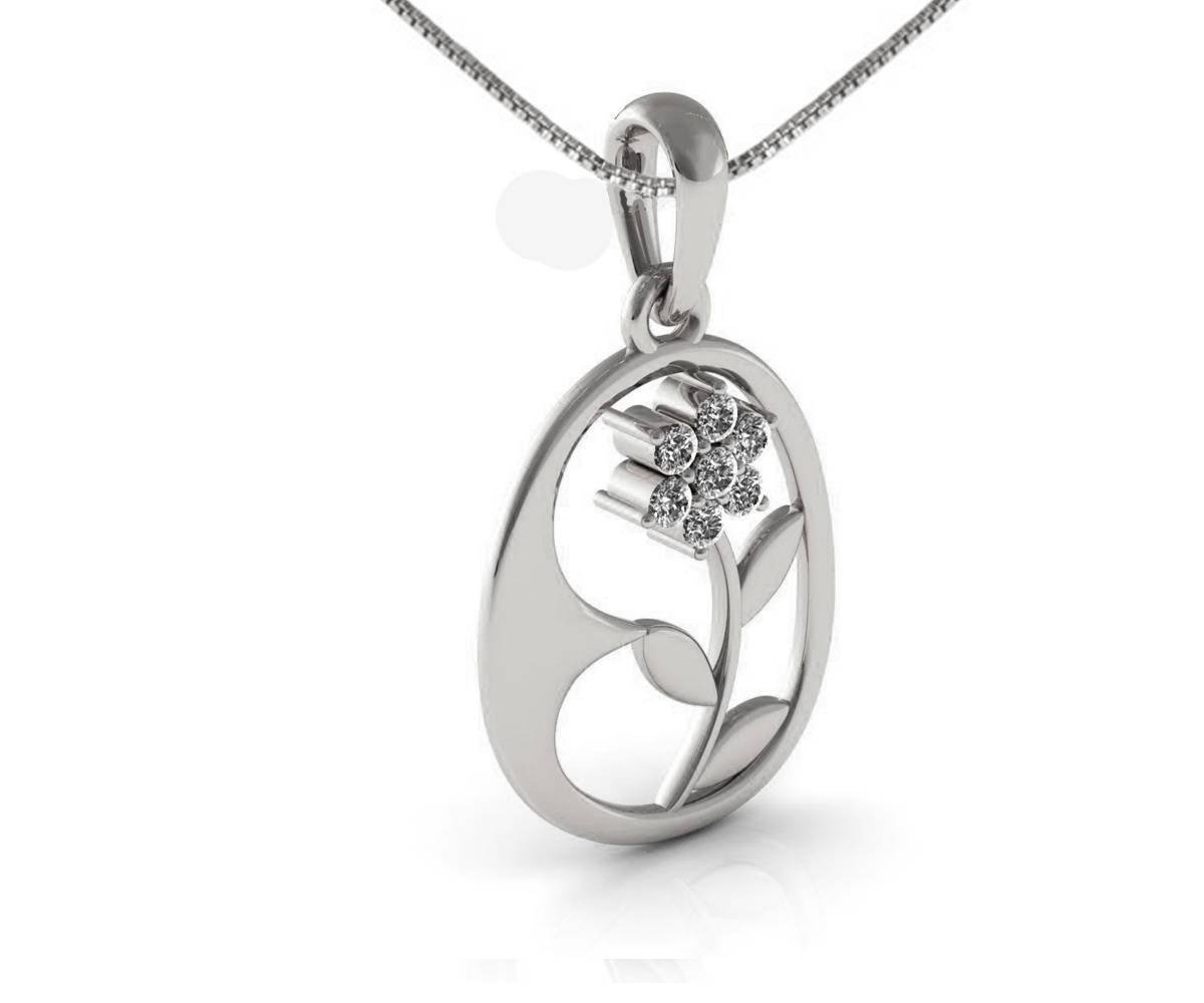 Charm Pendant small Flower Pendant Leave Pendant Plumeria Pendant Floral Pendant Floral Jewelry  Minimalist pendant 14K gold, 18K gold