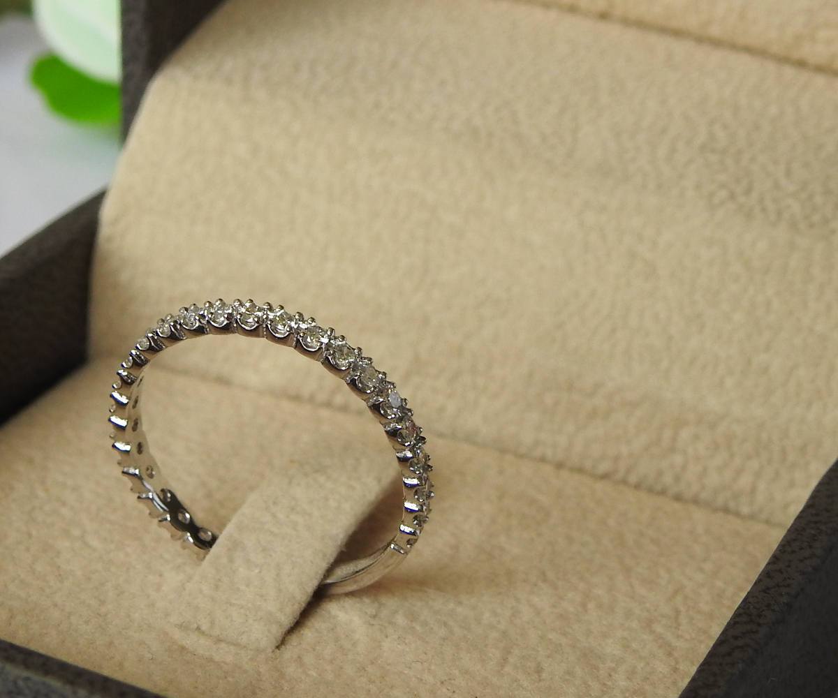 Thin Anniversary Ring Minimalist ring  Promise ring 14K or 18K Gold