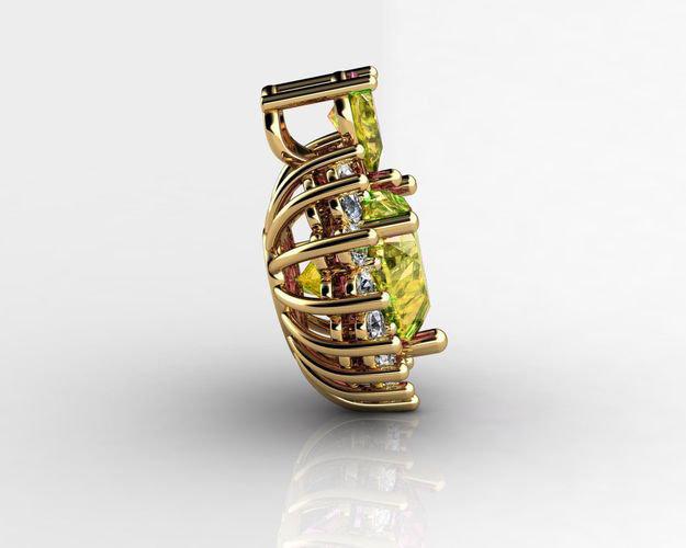 Yellow Pendant Topaz Pendant Heart Pendant Anniversary Pendant Love Pendant Edwardian Pendant Yellow Gold Yellow Topaz November Birthstone