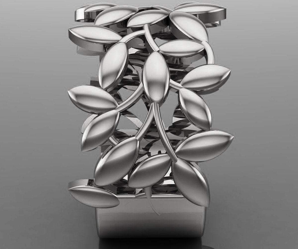 Filigree Ring, Filigree Flower Ring, Filigree Silver Band, Plumeria Flower Ring