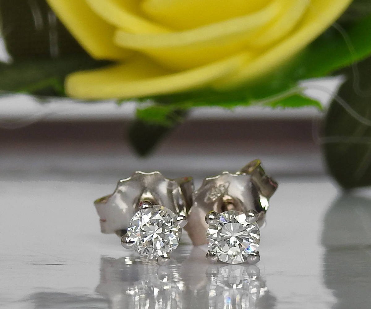 Classic Celtic Earrings Diamond Earrings Stud Earrings Studs 14K or18K White gold Martini Earrings 0.70 ct Diamonds Anniversary Earrings - Lianne Jewelry