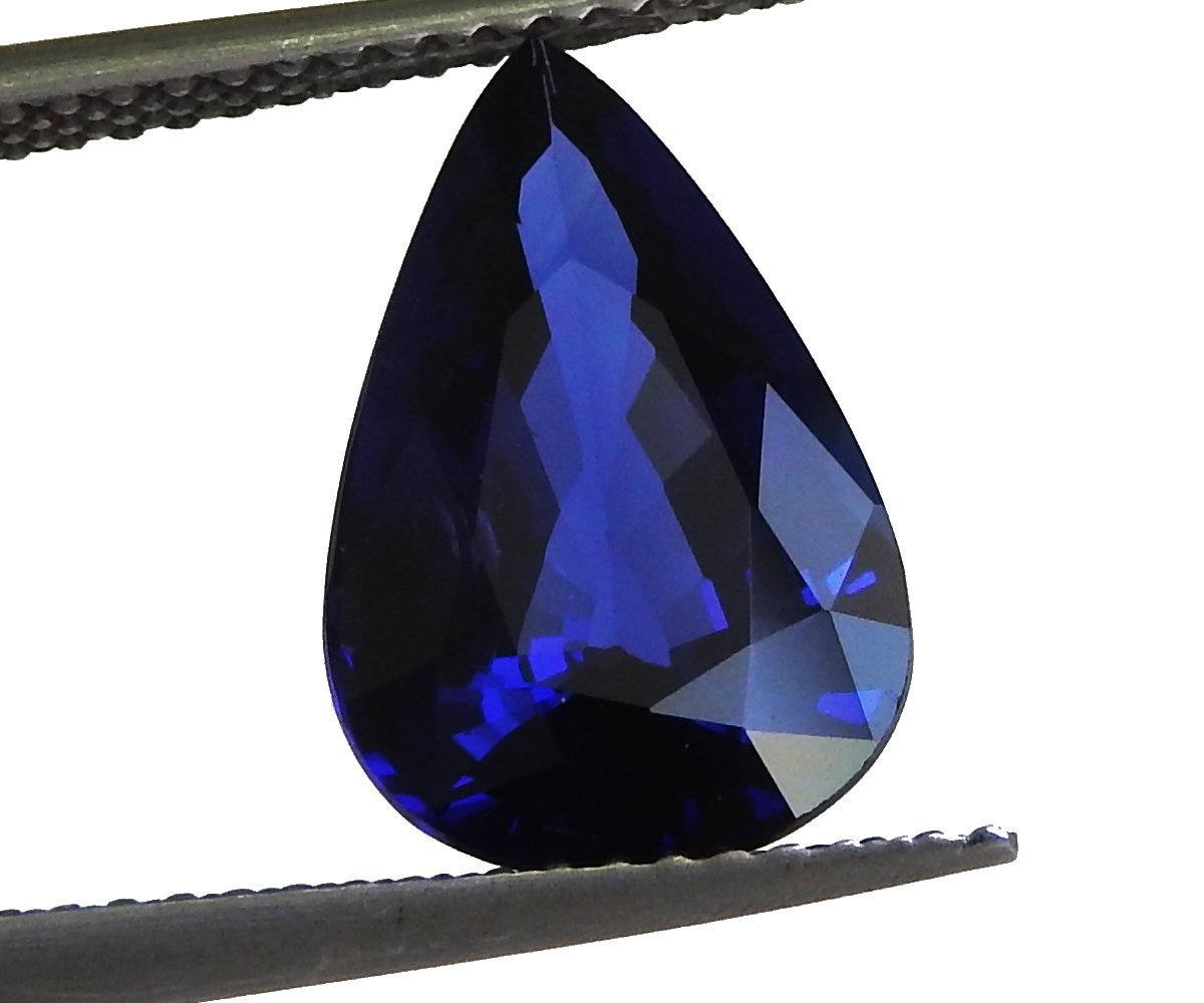 Fine Quality Gemstone Blue Sapphire Certified by GRS 4.28 ct Pear Shape Genuine Sri Lanka Sapphire for Sapphire Pendant or Sapphire Ring