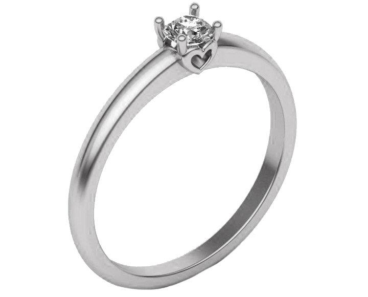 Heart Solitaire Thin Engagement Ring, Unique Engagement Ring, Silver Ring, Solitaire Heart Ring, Thin Ring, Solitaire Filigree Ring